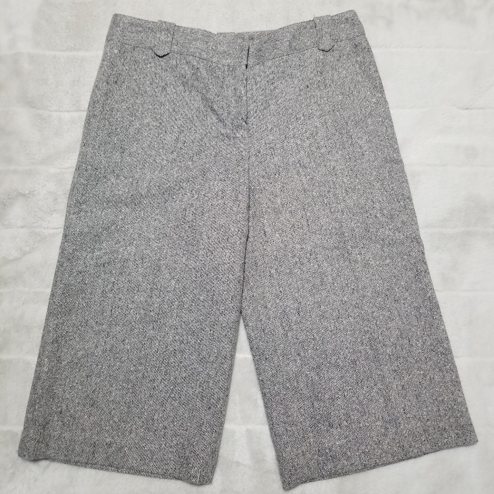 Josef Size 10 Grey Wide Leg Midi Shorts